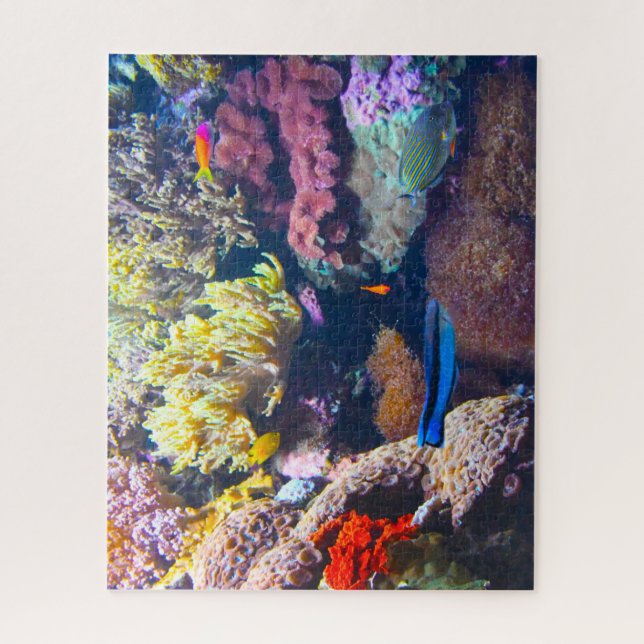 Tropical Fish in an Aquarium. Jigsaw Puzzle (Vertical)