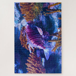Tropical Fish in an Aquarium. Jigsaw Puzzle