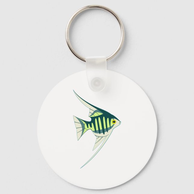 Tropical Fish Key Ring (Front)