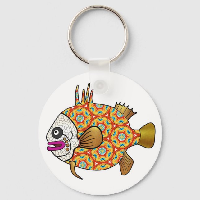 Tropical Fish Keychain - 03 (Front)