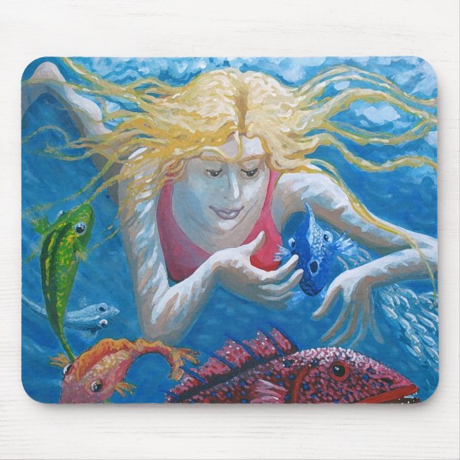 Tropical fish mouse pad (Front)