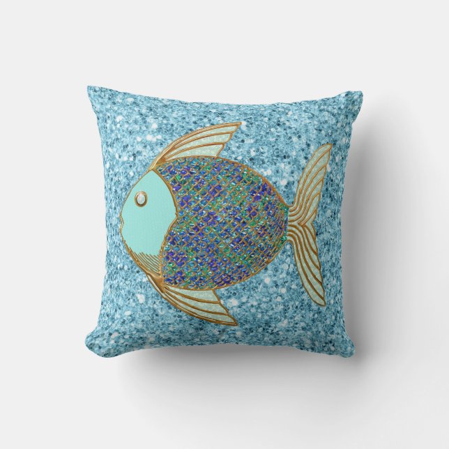 Tropical Fish Pillow (Front)