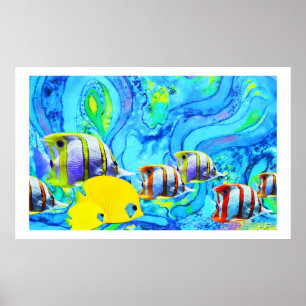 Tropical fish poster