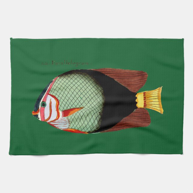 Tropical Fish Tea Towel (Horizontal)