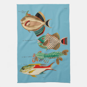 Tropical Fish Tea Towel