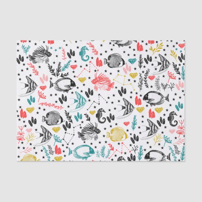 Tropical Fish Tissue Paper (Front)