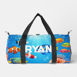 Tropical Fish Under The Sea Duffle Bag