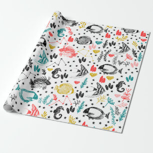 Tropical Fish Wrapping Paper
