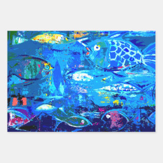 Tropical Fish Wrapping Paper