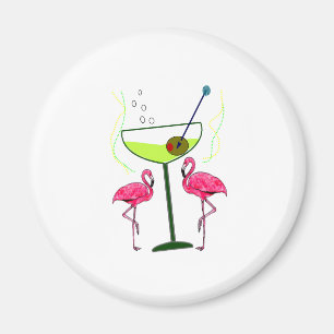 Tropical Flamingo Art Gifts Magnet