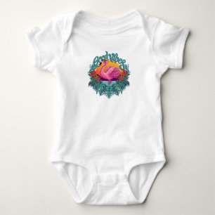 Tropical Flamingo Baby Bodysuit