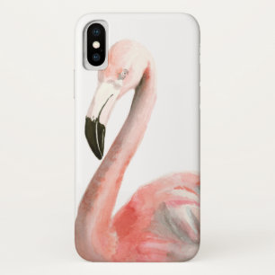 Tropical Flamingo Bird iPhone X Case