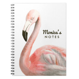 Tropical Flamingo Bird Notebook