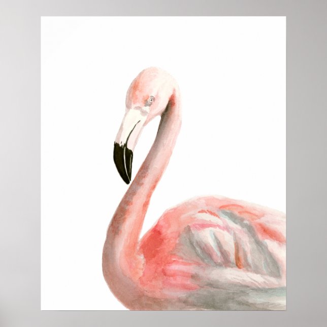 Tropical Flamingo Bird Poster (Front)