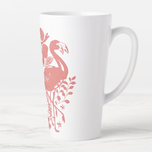 Tropical Flamingo Latte Mug (Right)