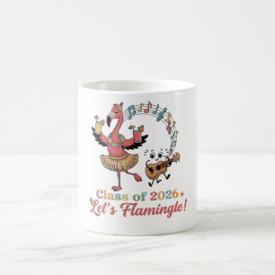 Tropical Flamingo Party & Ukulele Music - Fun Summ Coffee Mug