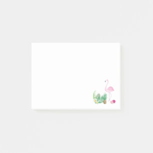 Tropical Flamingo Post-It Notes