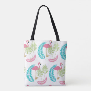 Tropical Flamingo Tote Bag – Cute Pink Flamingos