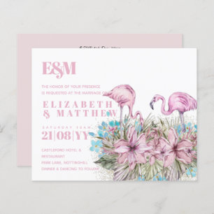 Tropical Flamingos Wedding