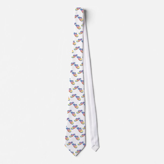 Tropical Flip Flops 2 Tie (Front)