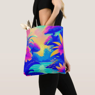 Tropical Floral 2 Tote Bag