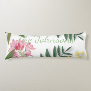 Tropical Floral  Body Cushion