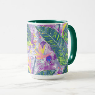 Tropical floral, Botanical Mug