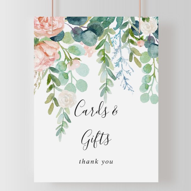 Tropical Floral Cards and Gifts Sign (Creator Uploaded)