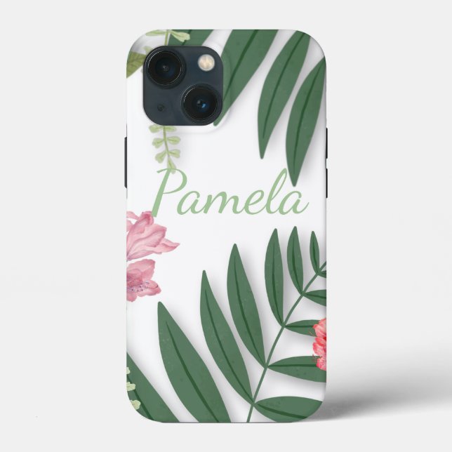 Tropical Floral  Case-Mate iPhone Case (Back)