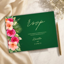 Tropical Floral Colourful | Hibiscus & Greenery