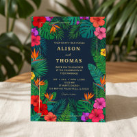 Tropical Floral Design | Hibiscus & Greenery