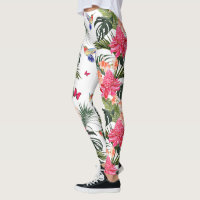 Tropical Floral Design, Hummingbirds, Butterflies