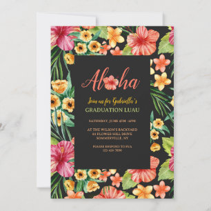 Tropical Floral Frame Invitation