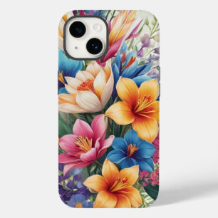 Tropical Floral hibiscus  Case-Mate iPhone 14 Case