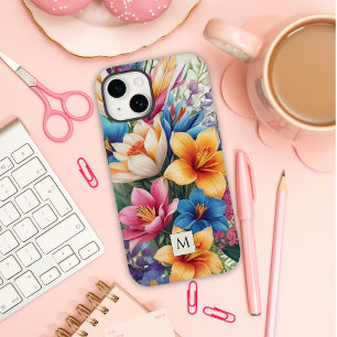 Tropical Floral hibiscus Case-Mate iPhone 14 Case
