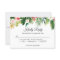 Tropical Floral Leaves Summer Wedding Reply