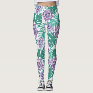 Tropical Floral Legging