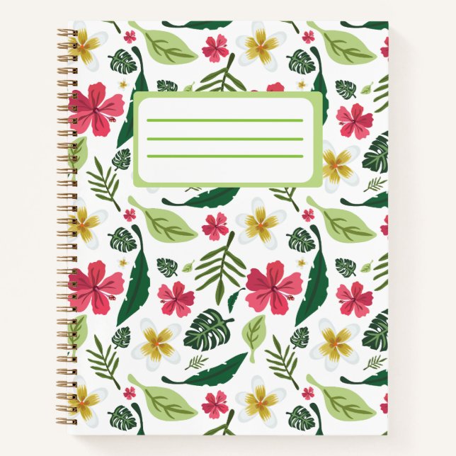 Tropical Floral Notebook (Front)