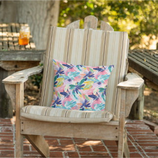 Tropical Floral Outdoor  Cushion