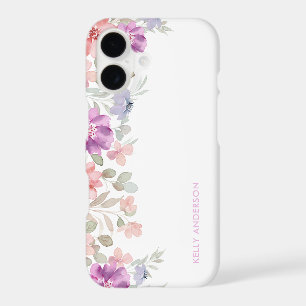 Tropical Floral Pattern Girly Watercolor Decal