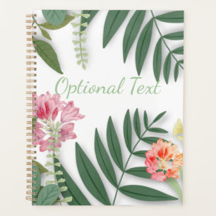 Tropical Floral Planner