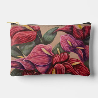 Tropical floral print bag