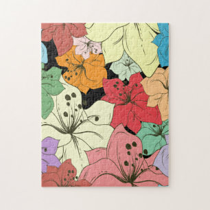 Tropical Floral Puzzle