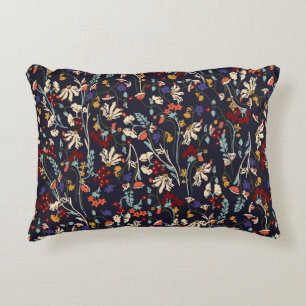 Tropical Floral: Random Botanical Vintage. Decorative Cushion