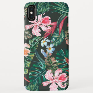 Tropical floral seamless Design iPhone XS Max Case
