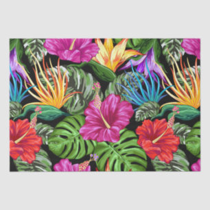 Tropical Floral Summer Mood Pattern Tissue Paper