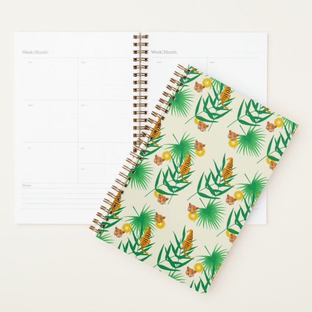 Tropical Floral Tiger Planner (Display)