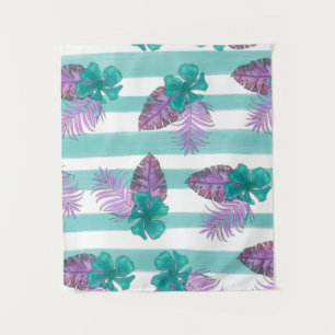 Tropical Floral Umbrella Tapestry