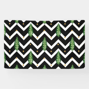 Tropical Floral Vines Banner