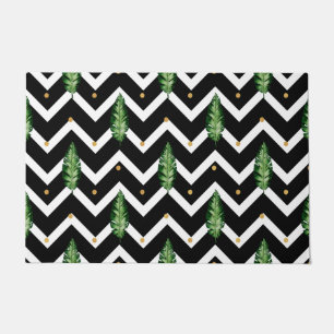 Tropical Floral Vines Doormat